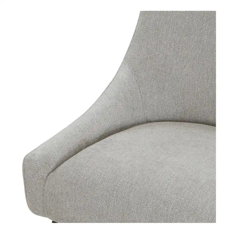 Chaise de salle à manger en velours avec dossier incurvé et pieds en acier inoxydable