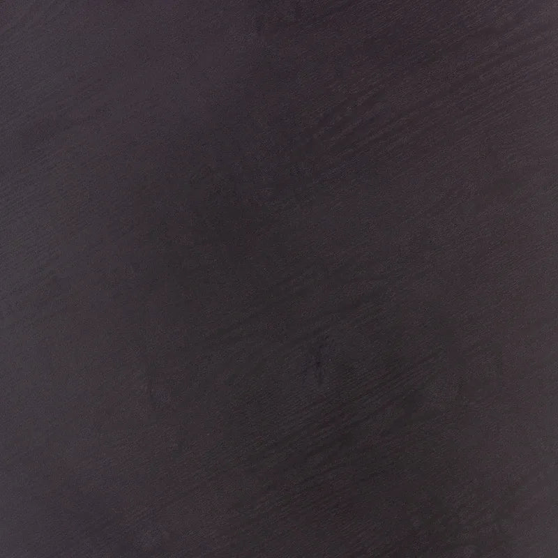Table basse ronde de style ferme à deux niveaux avec détails imitation grain de bois